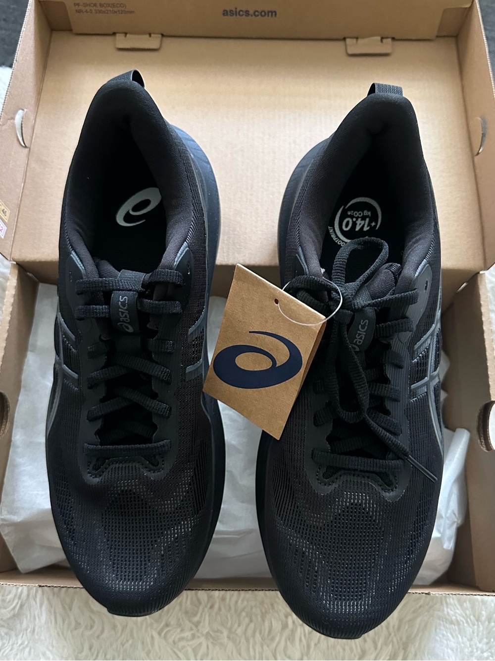 ASICS Men's Black GT-1000 14 Running Shoe
NWT and Original Packaging